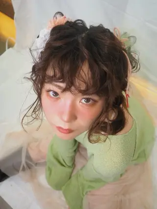 ヘアアレンジ GATE.所属・ちあり ／梅田🎀のヘアスタイル