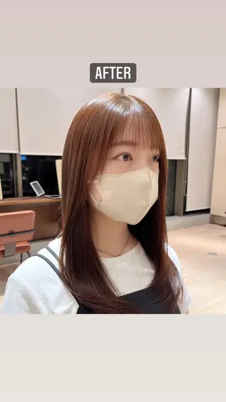 ロング 赤羽今日子/レイヤー /盛れる顔まわりのヘアスタイル