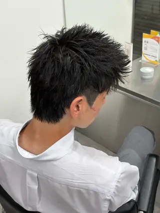 ショート カラー パーマ メンズ メンズパーマ特化 🔥韓国ヘア職人🔥のヘアスタイル