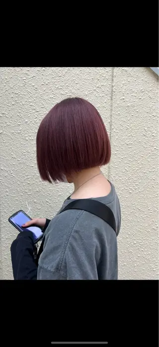 カラー 中村 美保のヘアスタイル