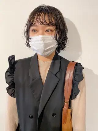 ショート パーマ レイヤー/パーマ /ウルフ/nabeのヘアスタイル