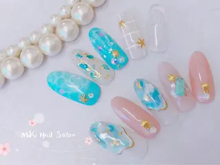 ネイル MiKi Nai池袋 長さだし得意のネイルデザイン