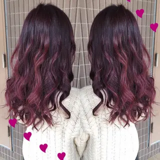 カラー 後藤 陽花子のヘアスタイル