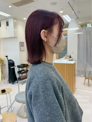 ミディアム カラー 🪭risa 暖色/レイヤー🪭のヘアスタイル