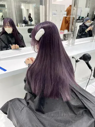 カラー 透明感🌟うる艶韓国 ハイトーン/渋谷のヘアスタイル