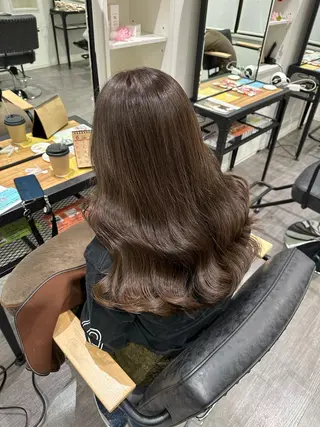 ロング カラー 艶髪レイヤー上田 紗也🇰🇷💗のヘアスタイル