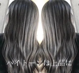 ロング カラー テトネ タカシのヘアスタイル