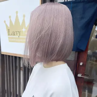 ミディアム 複雑履歴ブリーチ/ keitoのヘアスタイル