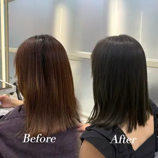 よねけん/美髪/艶髪 𝗰𝗼𝗹𝗼𝗿のヘアスタイル