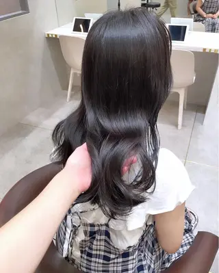 カラー rina／ベージュ ワンホン/韓国ヘアのヘアスタイル