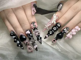 ネイル lucky nail 歌舞伎町のネイルデザイン