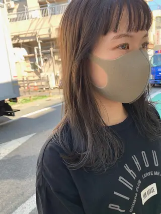 ロング カラー パーマ ヘアアレンジ パーマ/透明感カラー /ボブ/吉田一生のヘアスタイル