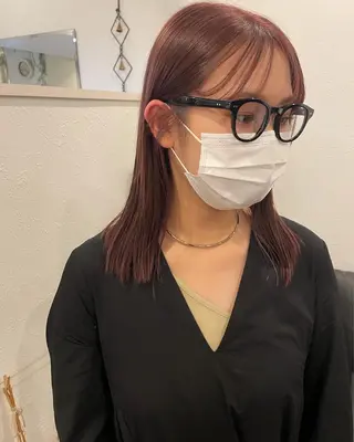 セミロング カラー m ā l o.🌷 サカモトマイコのヘアスタイル