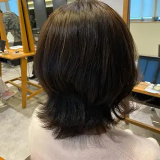 ミディアム Maison/松本/ 艶髪/カラー/メンズのヘアスタイル