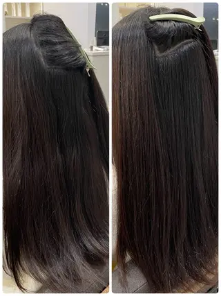 ロング 絶対綺麗な暖色カラー 🎯あります✨増渕✨のヘアスタイル