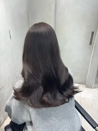 セミロング emi 韓国ワンホンヘアのヘアスタイル