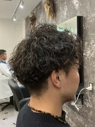 パーマ メンズ 名取 翔のヘアスタイル