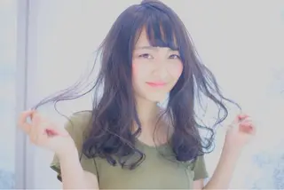 セミロング ロング カラー パーマ Re:ta Hair 飯田淳平のヘアスタイル