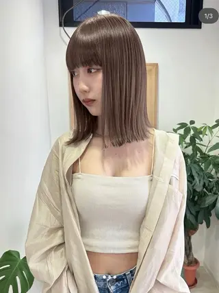 カラー be’leef.Liz 枚方駅前店【ビリーフ】 （ビリーフ リズ ヒラカタエキマエテン）所属・稲村 直也のヘアスタイル