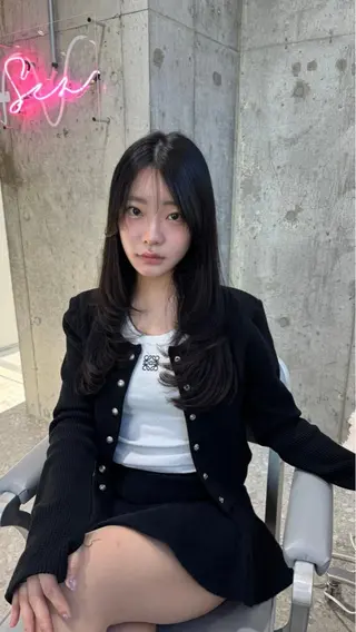 ロング カラー Hello by Sea所属・髪質改善/縮毛矯正 /レイヤー/宮崎直弥のヘアスタイル