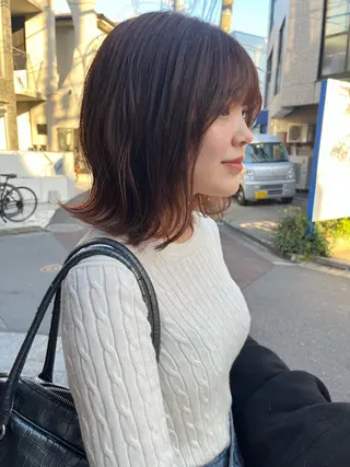 ミディアム カラー ナチュラルなhair / ヨシダトモキのヘアスタイル