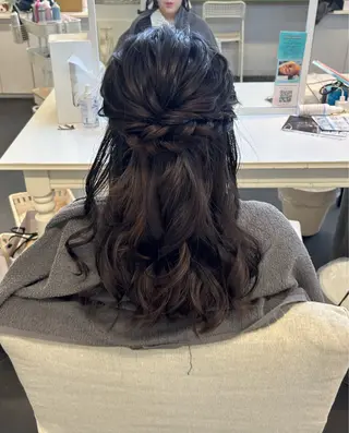 セミロング Hair&make Mars+所属・Mars+ RISAのヘアスタイル