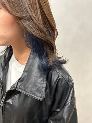 ミディアム カラー ミウラ サクラコのヘアスタイル