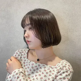 ミディアム 高評価多数◎ コテ巻きパーマ星明夏のヘアスタイル