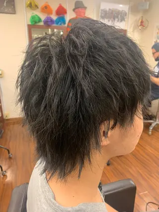 ミディアム メンズ fuwat所属・take .のヘアスタイル