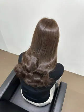 ロング 川元 春奈のヘアスタイル