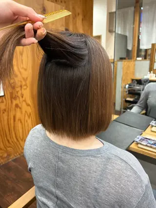 ショート ルプラボウ/篠島 みなみ/豊川のヘアスタイル