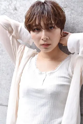 ショート メンズ特化美容師 ハスイルイのヘアスタイル