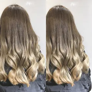 ロング カラー ヘアアレンジ As hair所属・柔らか垢抜けｶﾗｰと ｶｯﾄ🫧ASUKAのヘアスタイル