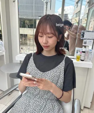 ショート カラー ありむらもえ/ 透明感カラーのヘアスタイル