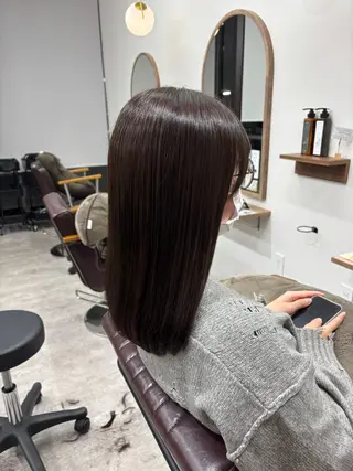 セミロング 椎名 紗愛のヘアスタイル