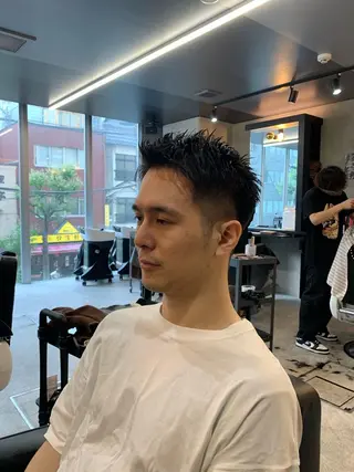 ショート メンズ FRANKS BARBER and BEER CLUB所属・メンズカット 大畑公平のヘアスタイル