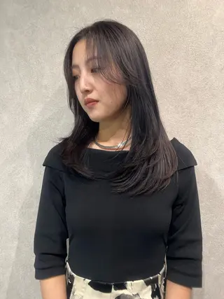 ミディアム カラー ｻﾄｳﾐﾉﾘ韓国ヘア 韓国メンズヘアのヘアスタイル