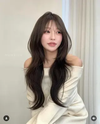 ロング L'EANE THE TOKYO所属・ロングカット無料｜ 青山 ｜髪質改善のヘアスタイル