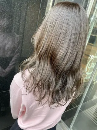 セミロング カラー 髪質改善美容室Lust所属・美容室Lust💚 嶋崎　鷹のヘアスタイル