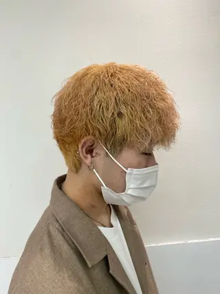 パーマ メンズ カットモデル募集中 ジャスのヘアスタイル