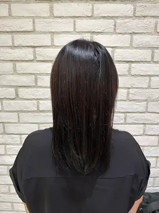 ロング モデル募集中 松原京のヘアスタイル