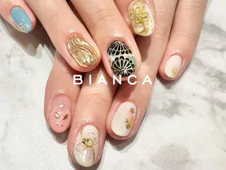 ネイル 痛ネイル🩶推し活 🤍店長sagawaのネイルデザイン