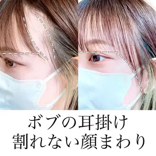 ミディアム カラー レイヤー専門家 ダブルカラー修のヘアスタイル