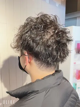 ショート パーマ メンズ ❣️モードケイズ塚口 和田一将のヘアスタイル