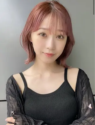 ミディアム カラー ハルキ/表参道/ 綺麗め/大人上品のヘアスタイル