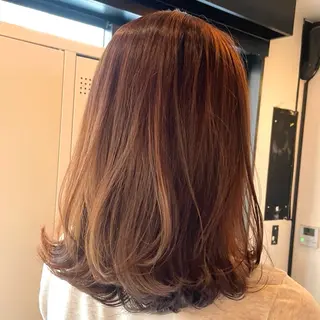 セミロング 韓国レイヤー　船橋 徒歩5分/小川友美のヘアスタイル