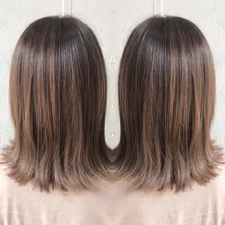 ミディアム あらき ちさとのヘアスタイル