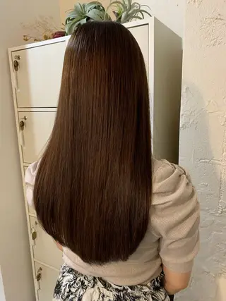 ロング 福永 ちひろのヘアスタイル