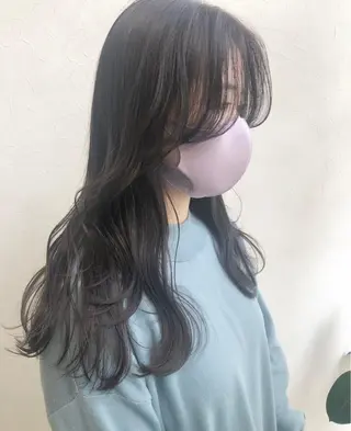 ロング カラー nakahara madokaのヘアスタイル