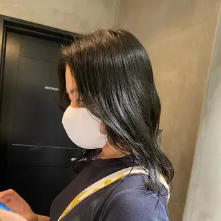 セミロング カラー デザイン/アレンジ ❤︎イシイレイのヘアスタイル